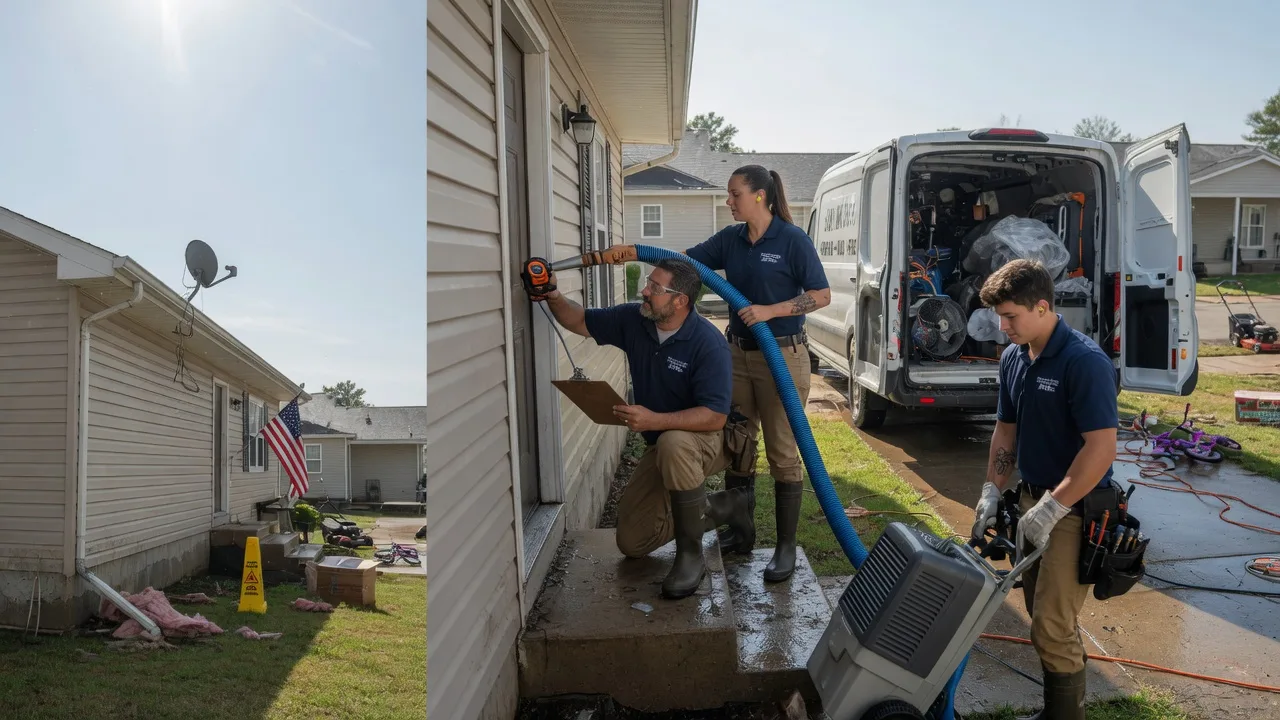 Ceiling Water Damage Restoration in Saint Amant, LA near me
